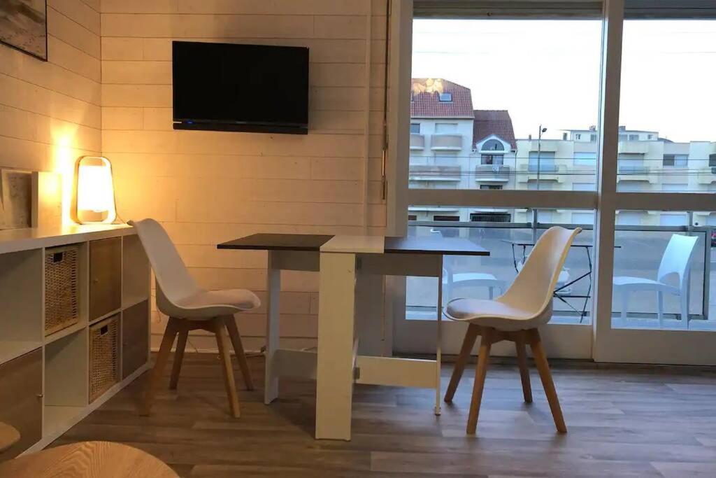 Studio, Proche Du Touquet, Tout Equipe A 100M De La Plage Stella-Plage Buitenkant foto